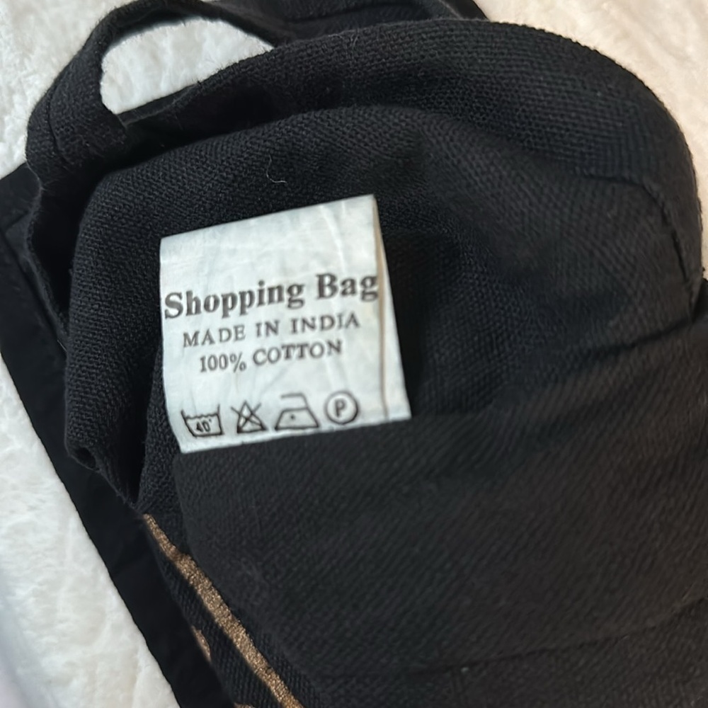 EUC Moon Tote  Bag 100% cotton astrology witchy black 
Shopping, books, spacious - Picture 8 of 8
